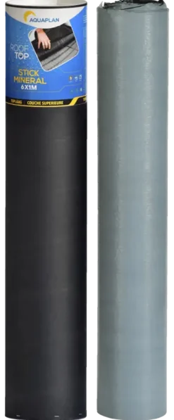 Dakbedekking Schuine Daken > Aquaplan Roof Top Stick Mineral zelfklevende rol met leislag 6 m²