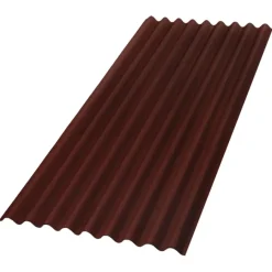 Dakbedekking Schuine Daken > Aquaplan Topline golfplaat bitumen rood 200 x 86 cm