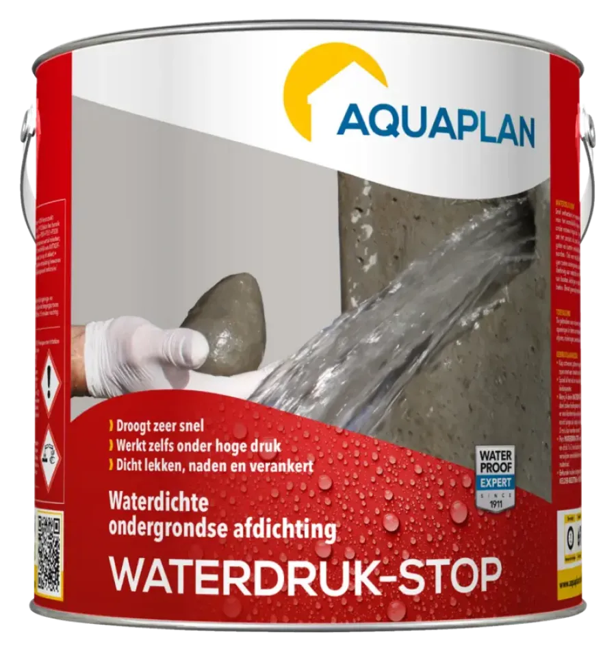 Toebehoren En Benodigdheden > Aquaplan Waterdruk-stop cement afdichting 2,5 kg
