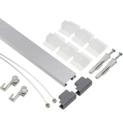 Bevestiging Wand- & Plafondbekleding > Artiteq Click Rail schilderij ophangsysteem compleet 2 meter aluminium