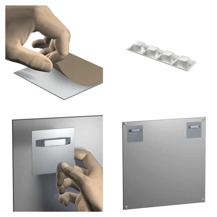 Bevestiging Wand- & Plafondbekleding > Artiteq Dibondhangers voor schilderij ophangsysteem (2 stuks)
