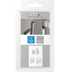 Bevestiging Wand- & Plafondbekleding > Artiteq schilderij ophangsysteem service set voor Click Rail wit en wit overschilderbaar