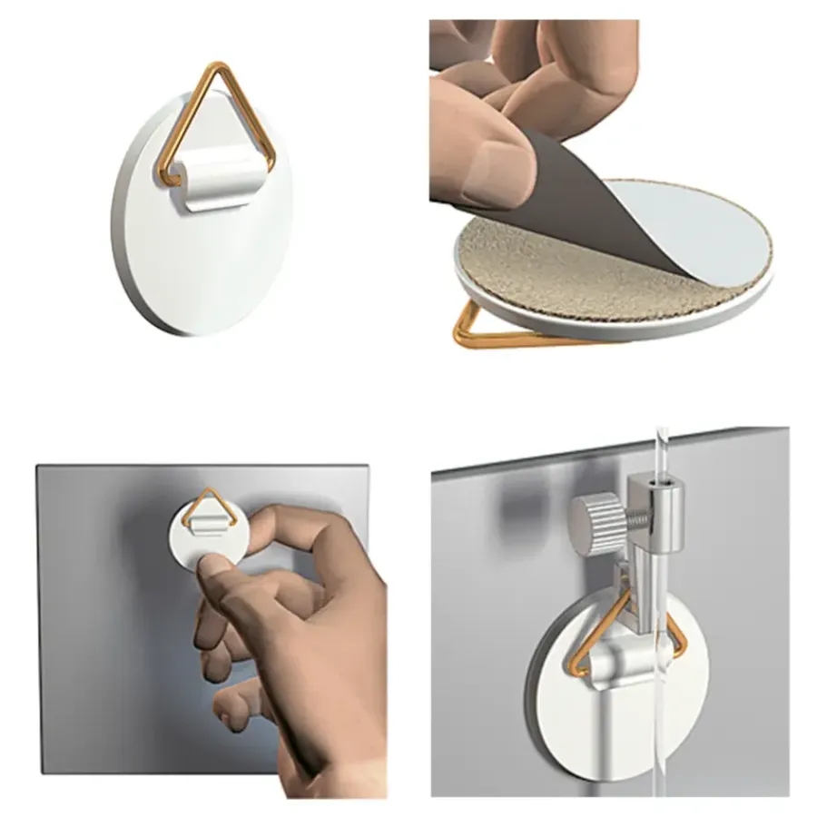 Bevestiging Wand- & Plafondbekleding > Artiteq tegelhangers 200 gram voor schilderij ophangsysteem (4 stuks)