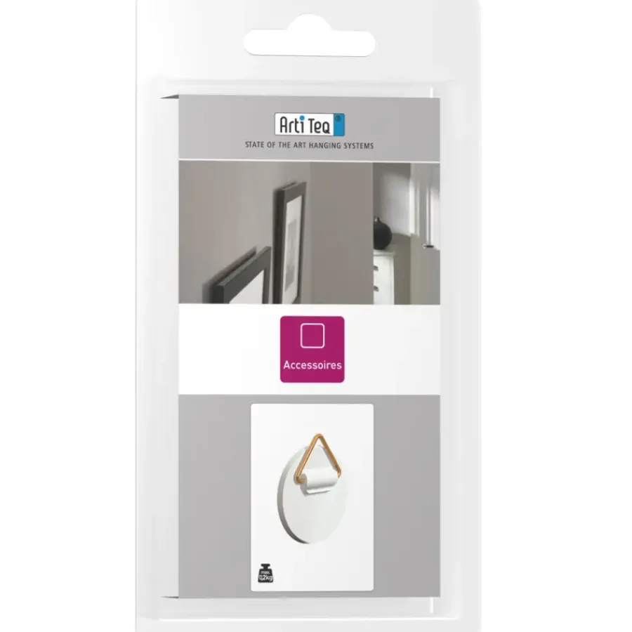 Bevestiging Wand- & Plafondbekleding > Artiteq tegelhangers 200 gram voor schilderij ophangsysteem (4 stuks)