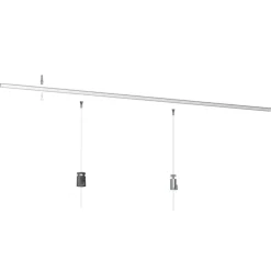 Bevestiging Wand- & Plafondbekleding > Artiteq Top Rail schilderij ophangsysteem compleet 2 meter wit RAL 9003