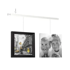 Bevestiging Wand- & Plafondbekleding > Artiteq Up Rail schilderij ophangsysteem compleet 2 meter wit (RAL 9016) overschilderbaar