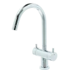 Atlantic Adrian 2-knops keukenkraan Chroom