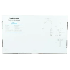 Atlantic Adrian 2-knops keukenkraan Chroom