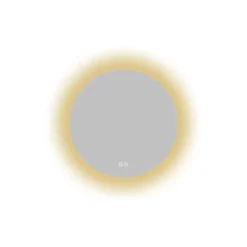 Atlantic badkamerspiegel Lexie met verlichting rond ø 50 cm chroom