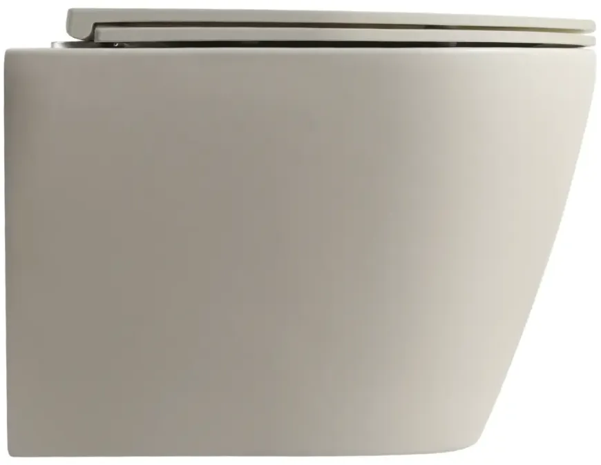 Atlantic hangend toilet Joey mat greige