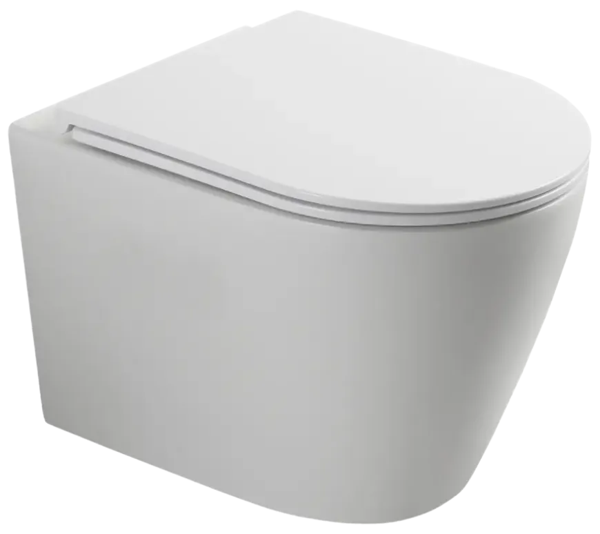 Atlantic hangend toilet Joey mat wit