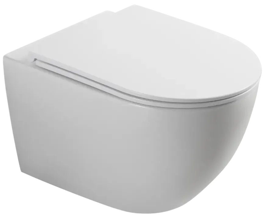 Atlantic hangend toilet Rick wit