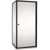 Atlantic Roan Douchewand en -deur 90x90x190cm Zwart