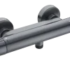 Atlantic thermostatische douchekraan Colin gun metal 15 cm
