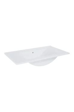 Atlantic wastafel Kyra wit keramiek 80 cm