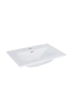 Atlantic wastafel Skappa wit keramiek 60 cm