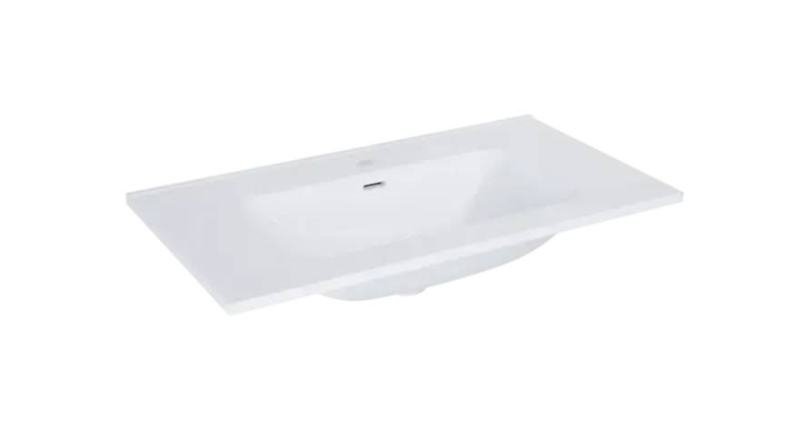 Atlantic wastafel Skappa wit keramiek 80 cm