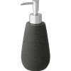 Atlantic zeepdispenser natuursteenlook met ribbels Antraciet