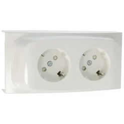 Opbouw Schakelmateriaal|Stopcontacten & Overige Contactdozen > Attema contactdoos leidinggootsysteem K40 wit