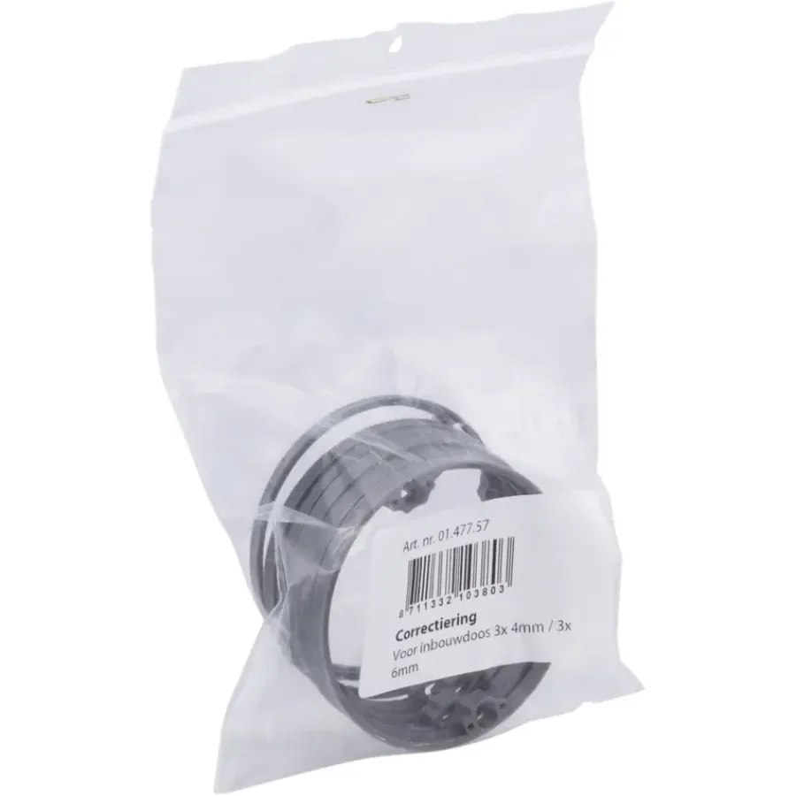Lasklemmen En Verbindingsklemmen > Attema inbouwdoos correctiering 6mm 6 Stuks