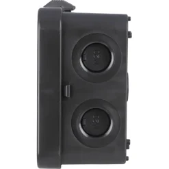 Elektradozen > Attema kabeldoos zwart M20 met 3 wartels IP65