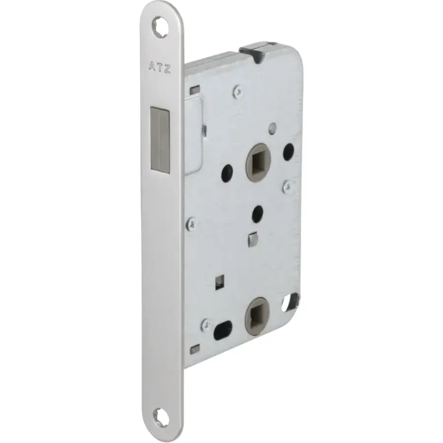 Deursloten > ATZ Magneet insteekslot badkamerslot/wc-slot met RVS voorplaat Doorn 50mm