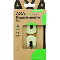 Deurbeslag Binnendeur|Deurbeslag Binnen > AXA binnendeur rozet klik rond blind met sleutelgat goud