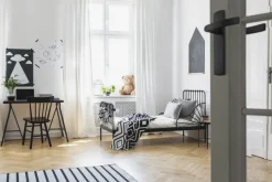 Deurbeslag Binnendeur|Deurklinken > AXA deurkrukset Curve klik blindschild zwart