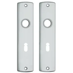 Deurbeslag Binnendeur|Deurbeslag Binnen > AXA langschild binnendeur aluminium kruk/sleutel 55 mm