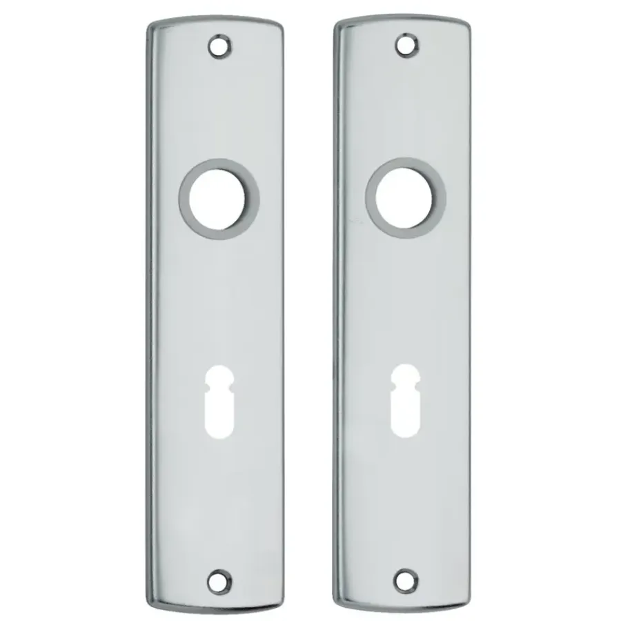 Deurbeslag Binnendeur|Deurbeslag Binnen > AXA langschild binnendeur aluminium kruk/sleutel 55 mm