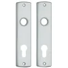 Deurbeslag Binnendeur|Deurbeslag Binnen > AXA langschild binnendeur aluminium kruk/cilinder 72 mm