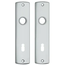 Deurbeslag Binnendeur|Deurbeslag Binnen > AXA langschild binnendeur aluminium kruk/sleutel 72 mm