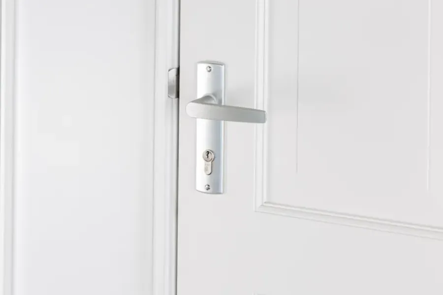 Deurbeslag Binnendeur|Deurbeslag Binnen > AXA langschild binnendeur aluminium kruk/cilinder 72 mm
