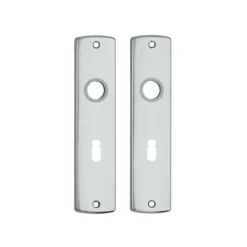 Deurbeslag Binnendeur|Deurbeslag Binnen > AXA langschild binnendeur aluminium kruk/sleutel 55 mm