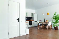 Deurbeslag Binnendeur|Deurbeslag Binnen > AXA Langschild blind binnendeur kruk/kruk zwart