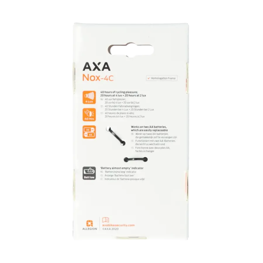 Fietsverlichting > AXA Nox City koplamp