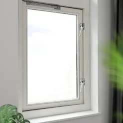 Raambeslag|Raamsluiting > AXA Raamsluiting met drukknop links aluminium