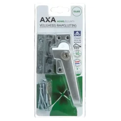 Raambeslag|Raamsluiting > AXA raamsluiting met slot SKG 1-ster rechts aluminium buitendraaiend