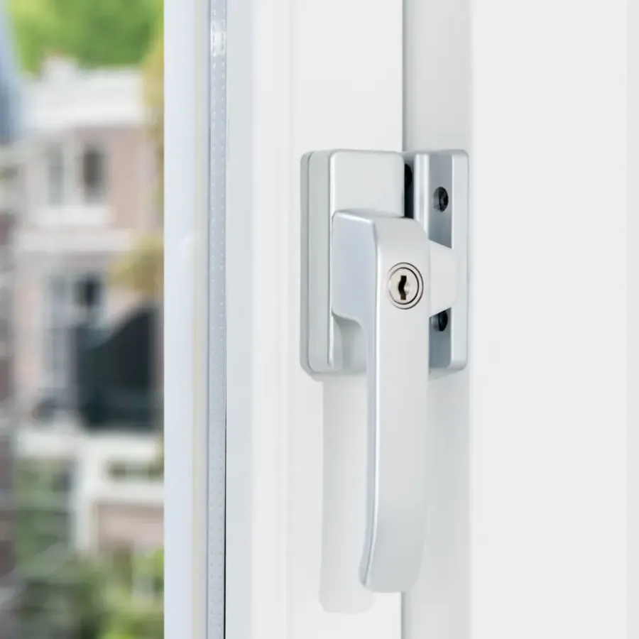 Raambeslag|Raamsluiting > AXA Raamsluiting met slot SKG 1-ster links aluminium