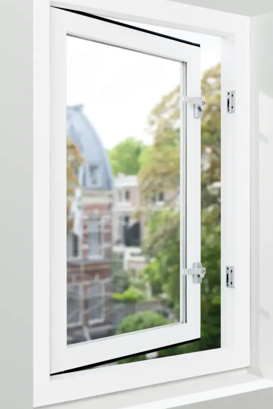 Raambeslag|Raamsluiting > AXA Raamsluiting met slot SKG 1-ster links aluminium