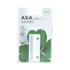 Deurbeslag Binnendeur|Sluitplaten > AXA sluitplaat vlak wit gelakt