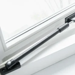 AXA telescopische raamuitzetter zwart 35 cm buitendraaiend