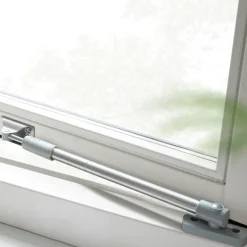 AXA telescopische raamuitzetter grijs 35 cm buitendraaiend