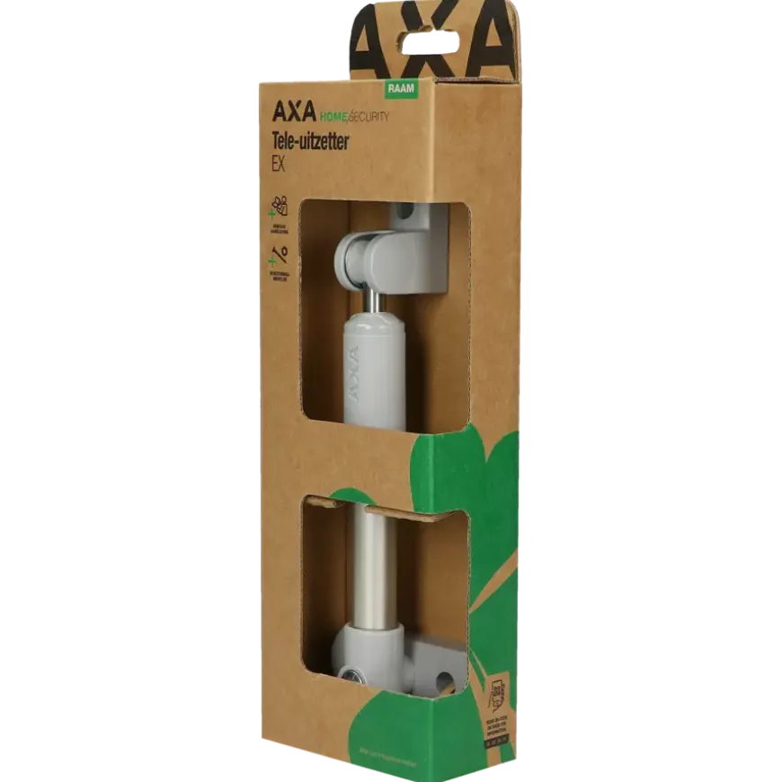 AXA telescopische raamuitzetter grijs 20 cm buitendraaiend
