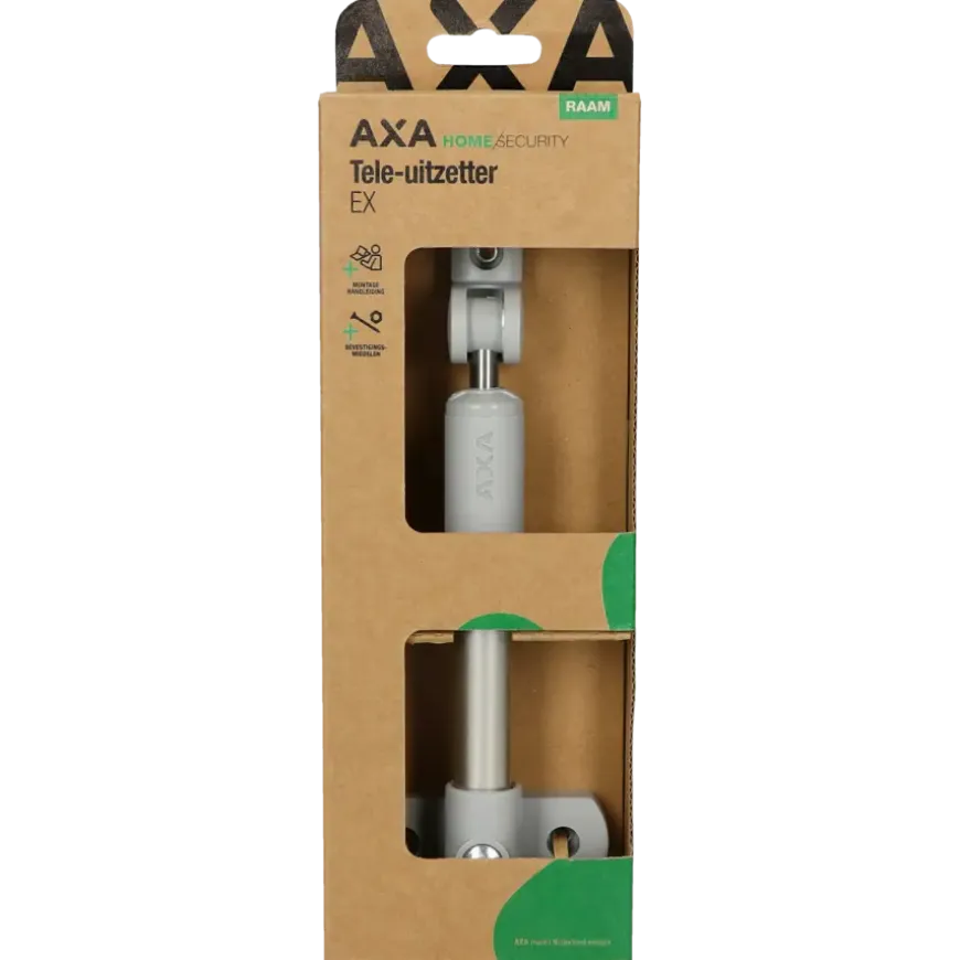 AXA telescopische raamuitzetter grijs 20 cm buitendraaiend