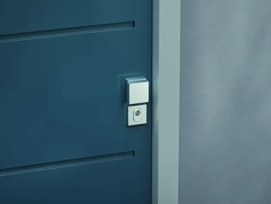 Deurbeslag Buitendeur|Deurklinken > AXA veiligheidsbeslag Edge voordeur aluminium rozet met SKG 3-sterren