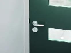 Deurbeslag Buitendeur|Deurbeslag Buiten > AXA veiligheidsbeslag Oval voordeur aluminium rozet met SKG 3-sterren