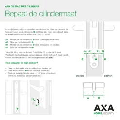 Cilinders|Cilinders > AXA veiligheidscilinder xtreme enkel 30-10mm SKG***