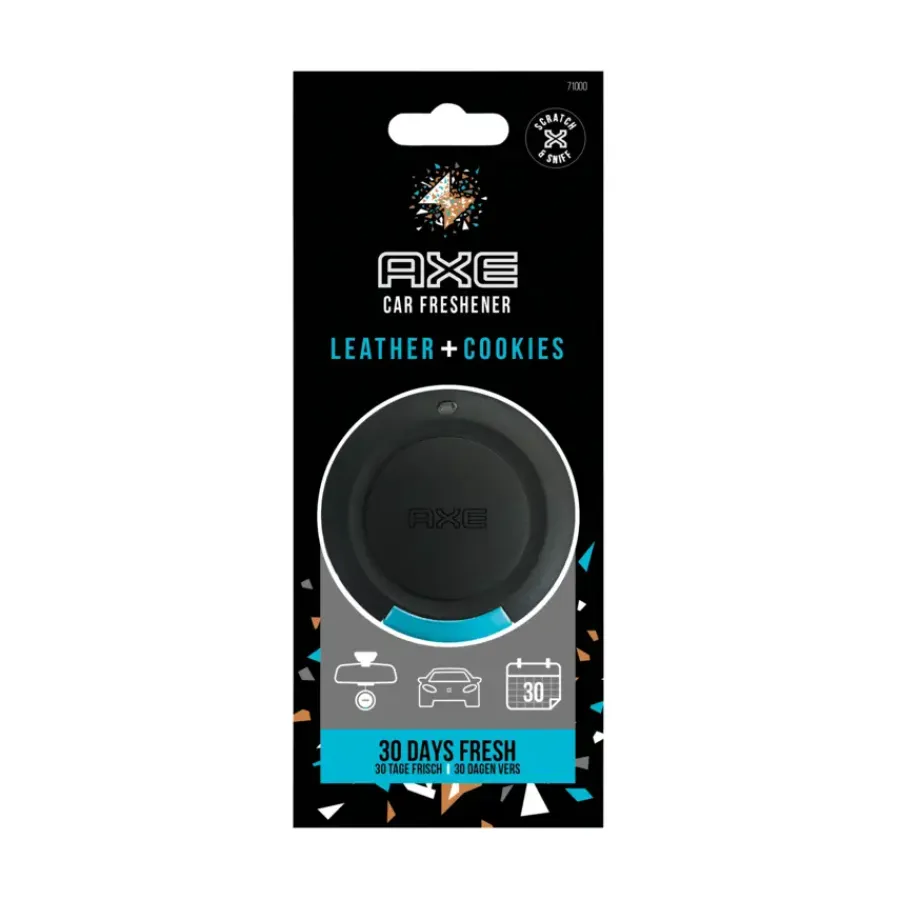 Interieuraccessoires > Axe 3D Hanging luchtverfrisser Leather & Cookies