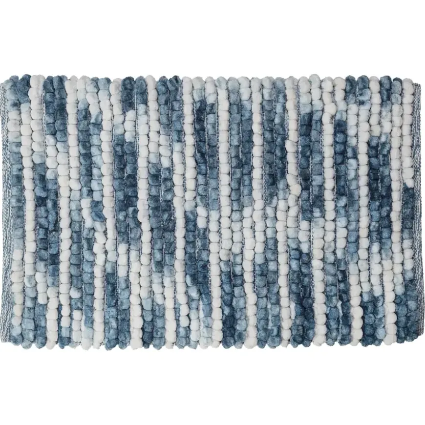 Badmat Vintage 50x80cm blauw